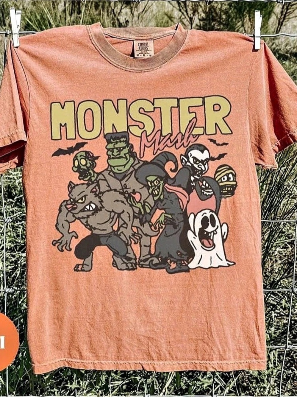 Monster Mash Halloween Graphic T-Shirt